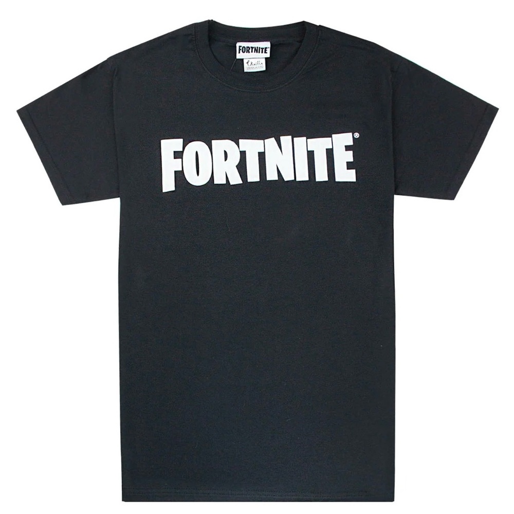 Fortnite t shirt black size 14-16